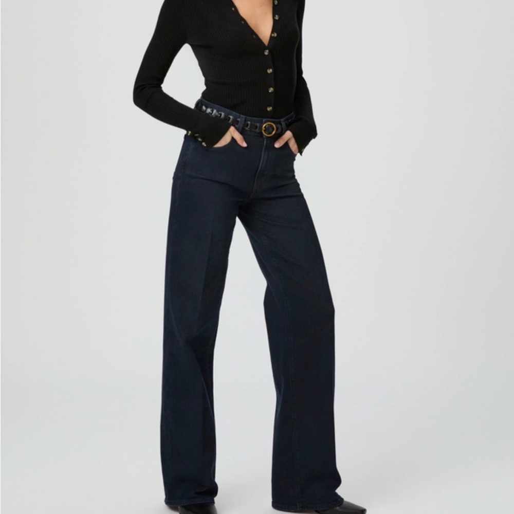 BNWT PAIGE Sasha Wide Leg Jeans